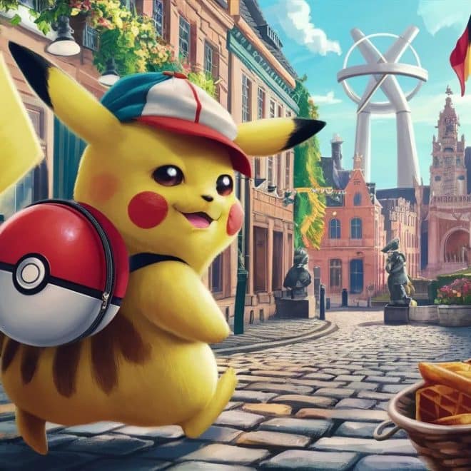 Le Voyage Palpitant De Pikachu à Travers La Belgique