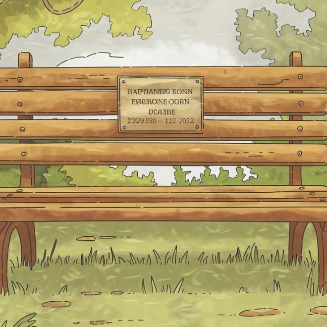 Sit in peace : Le Banc de Mémoire pour Honorer nos Disparus