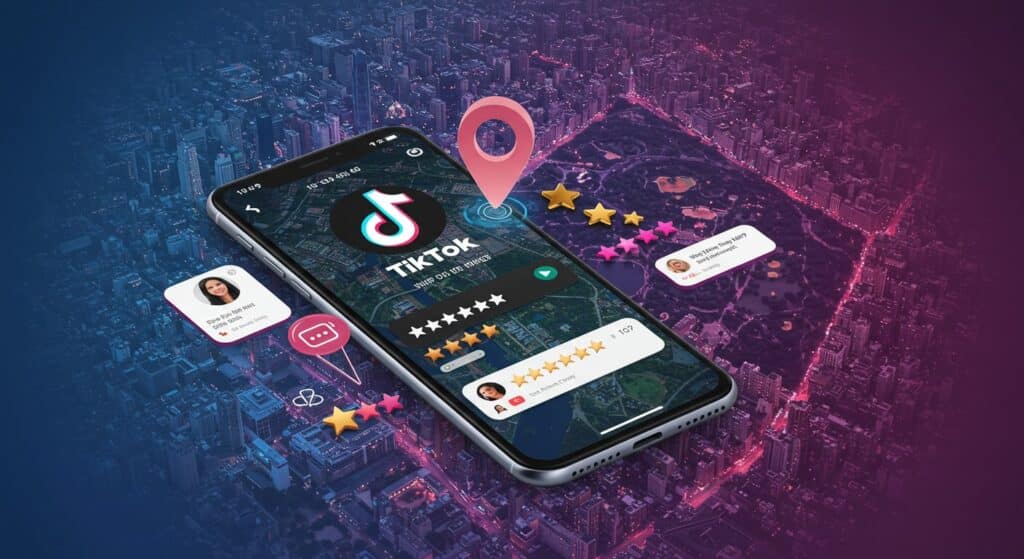 TikTok Révolutionne la Recherche de Lieux | Vision Startups - Innovation et Tech - VisionStartups.fr