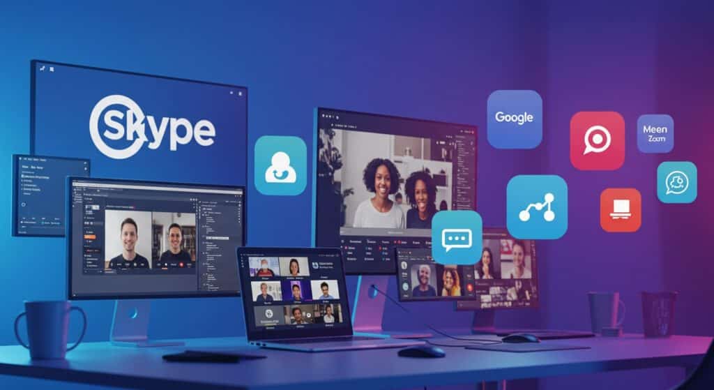 Skype Disparaît : Les Meilleures Alternatives 2025 | Vision Startups - Innovation et Tech - VisionStartups.fr