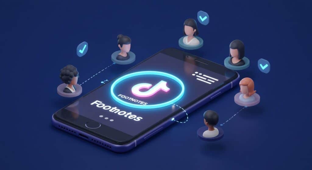 TikTok Footnotes : La Lutte Contre La Désinformation | Vision Startups - Innovation et Tech - VisionStartups.fr