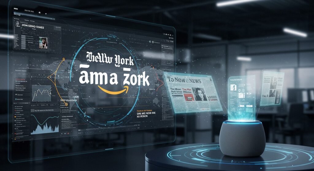 Amazon et NYT : Une Alliance AI Révolutionnaire | Vision Startups - Innovation et Tech - VisionStartups.fr