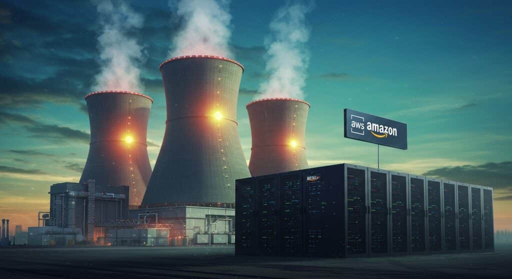 Amazon Révolutionne l’Énergie avec le Nucléaire | Vision Startups - Innovation et Tech - VisionStartups.fr