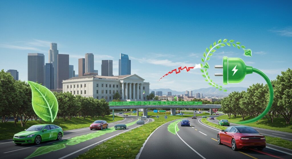 Californie Défie Feds sur Règles Émissions | Vision Startups - Innovation et Tech - VisionStartups.fr