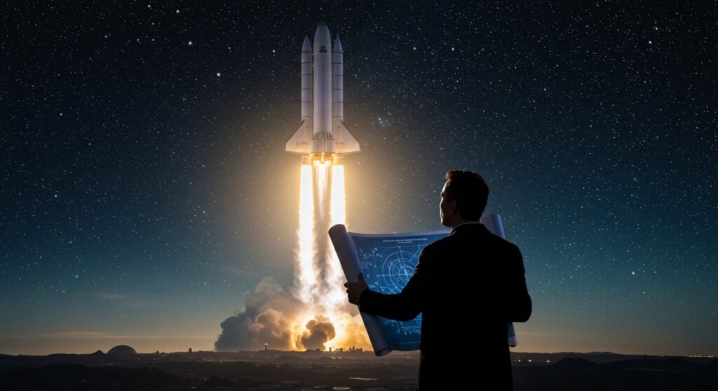 Elon Musk Révolutionne l’Espace et l’Innovation | Vision Startups - Innovation et Tech - VisionStartups.fr