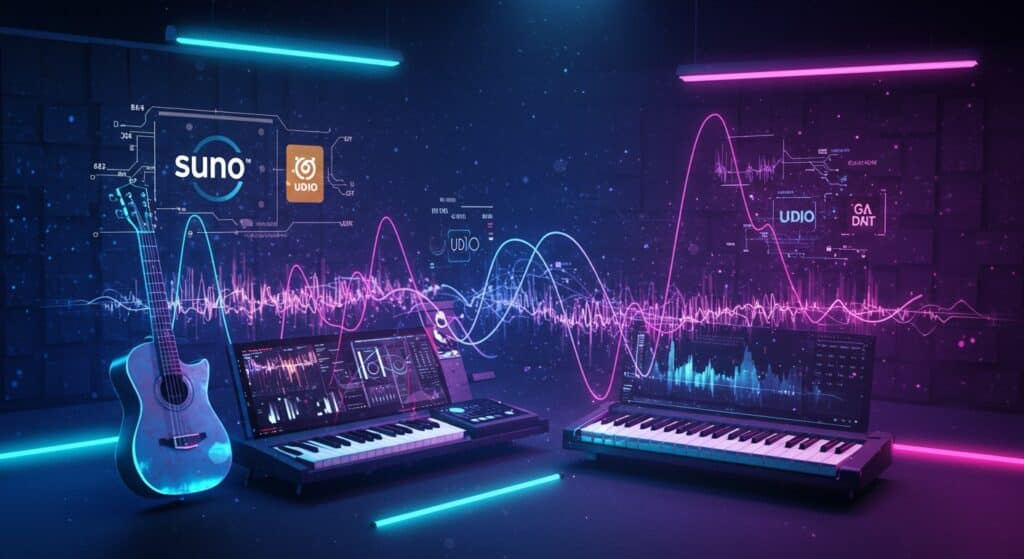 L’IA Musicale : Suno et Udio en Négociation | Vision Startups - Innovation et Tech - VisionStartups.fr