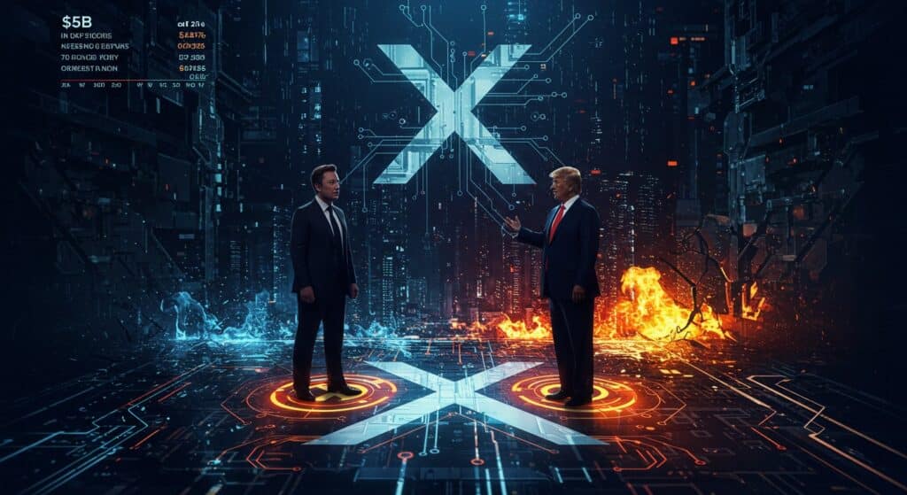 Musk Contre Trump : Impact sur xAI ? | Vision Startups - Innovation et Tech - VisionStartups.fr
