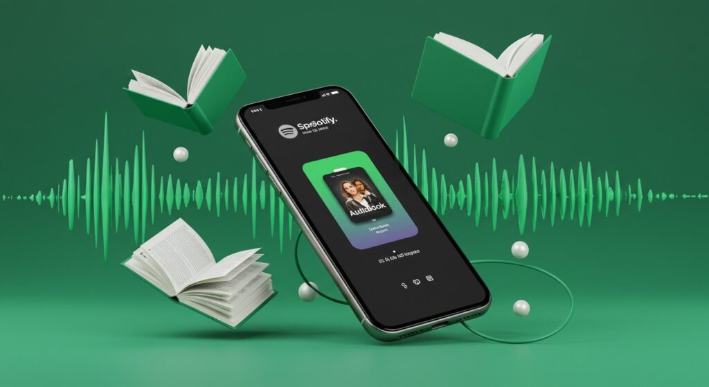 Spotify Révolutionne l’Achat d’Audiobooks | Vision Startups - Innovation et Tech - VisionStartups.fr