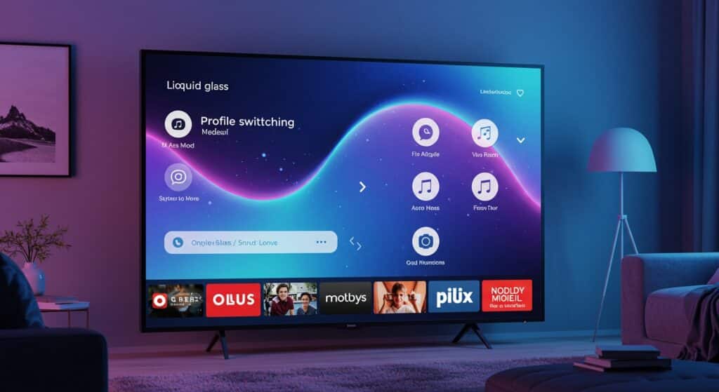 tvOS 26 : Liquid Glass et Profils Utilisateurs | Vision Startups - Innovation et Tech - VisionStartups.fr