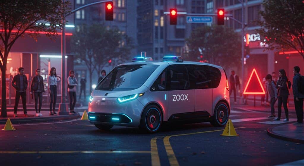 Zoox Rappelle Ses Robotaxis Après un Accident | Vision Startups - Innovation et Tech - VisionStartups.fr