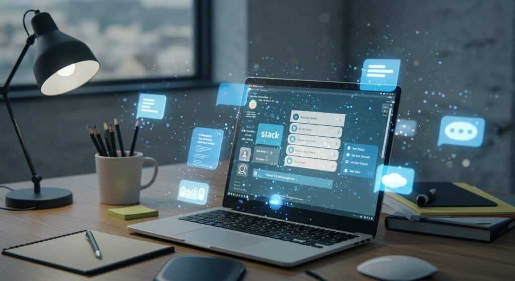 Slack Révolutionne la Productivité avec l’IA | Vision Startups - Innovation et Tech - VisionStartups.fr