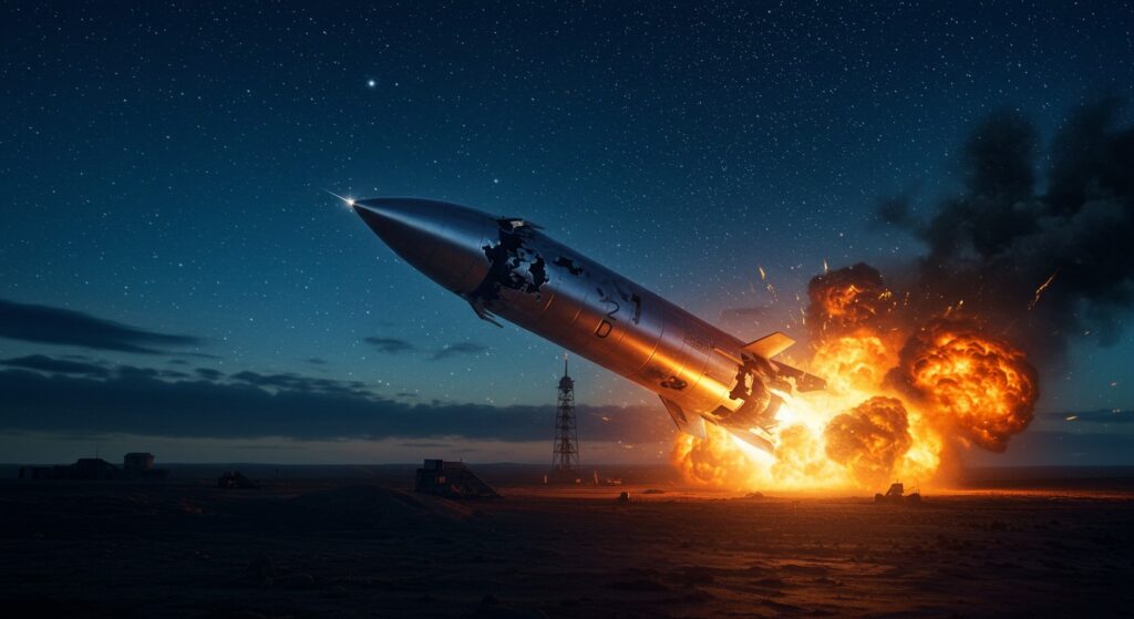 Starship de SpaceX : Explosion et Ambitions | Vision Startups - Innovation et Tech - VisionStartups.fr