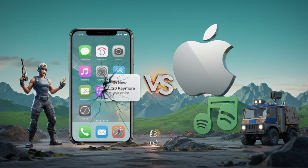 Epic Games et Spotify Défient les Règles d’Apple | Vision Startups - Innovation et Tech - VisionStartups.fr