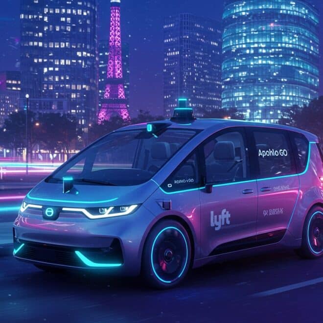 Lyft et Baidu : Robotaxis en Europe en 2026