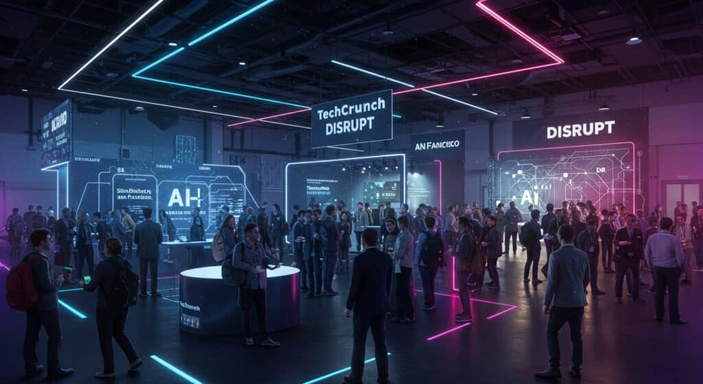 Plongez Dans TechCrunch Disrupt 2025 | Vision Startups - Innovation et Tech - VisionStartups.fr
