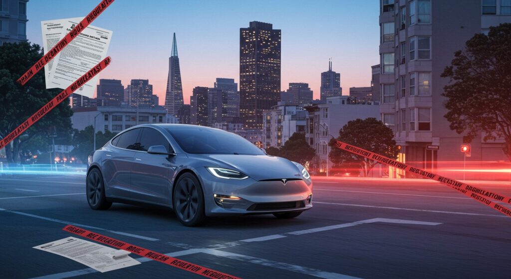 Tesla Robotaxis : Obstacles à San Francisco | Vision Startups - Innovation et Tech - VisionStartups.fr