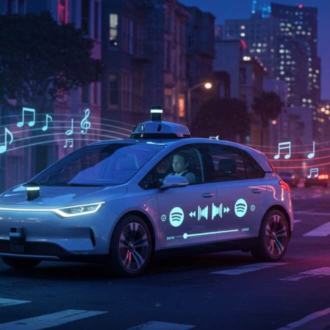 Waymo Révolutionne l’Expérience Musicale en Robotaxi
