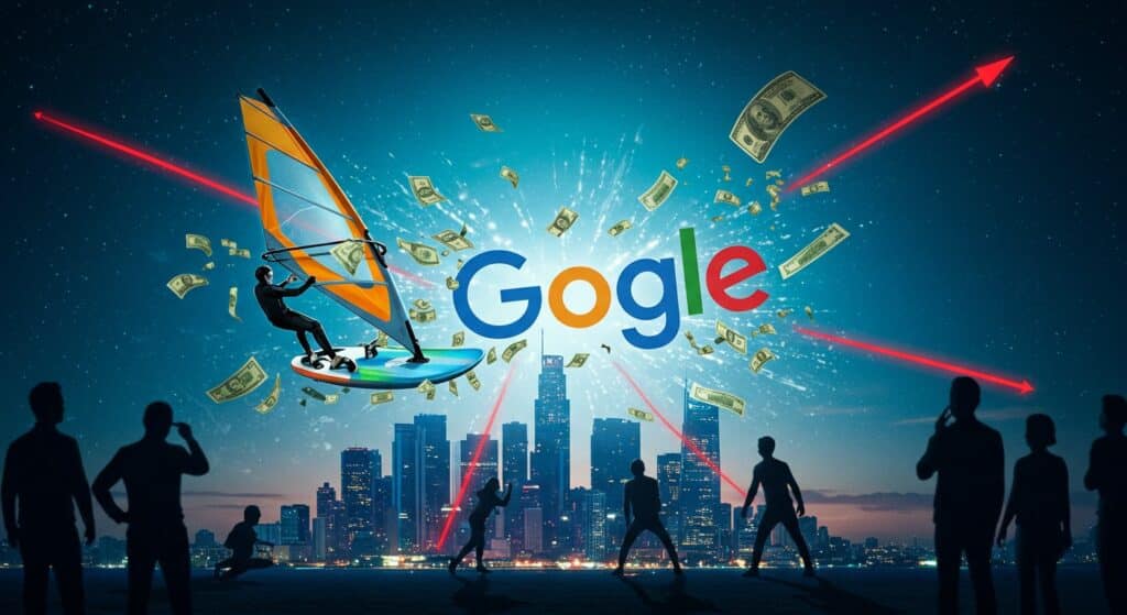 Accord Google Windsurf : Paiements VC et Fondateurs | Vision Startups - Innovation et Tech - VisionStartups.fr