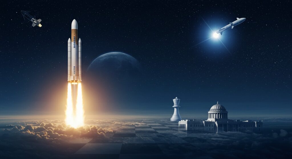 Bezos, Musk, Trump : Duel Spatial et Opportunités | Vision Startups - Innovation et Tech - VisionStartups.fr