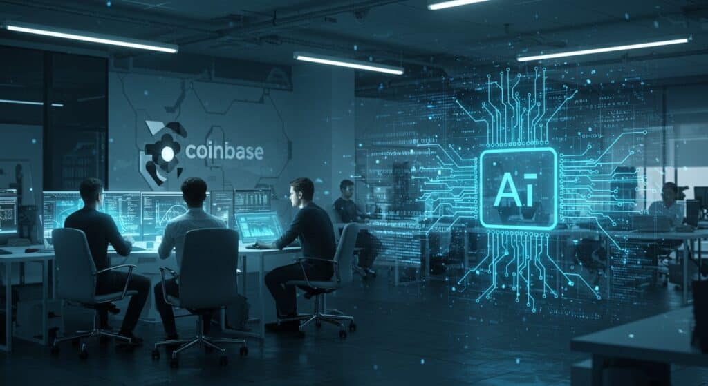 Coinbase Révolutionne l’Adoption de l’IA en Startup | Vision Startups - Innovation et Tech - VisionStartups.fr