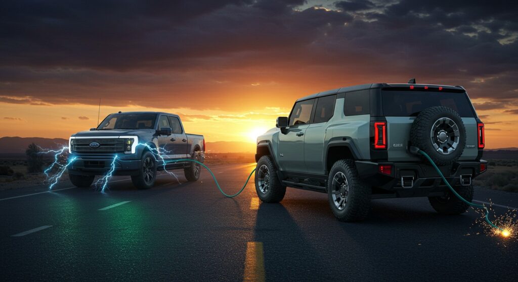 Hummer Électrique Rivalise Avec F-150 Lightning | Vision Startups - Innovation et Tech - VisionStartups.fr