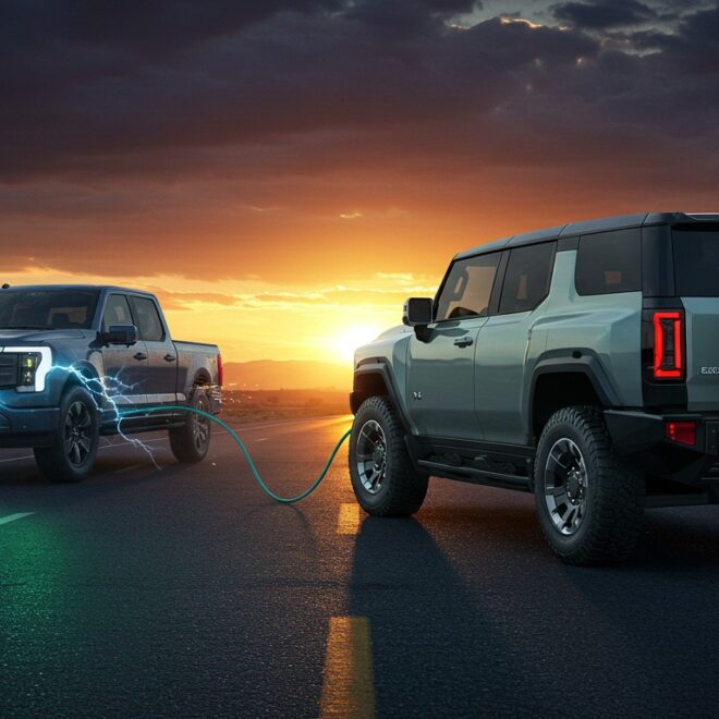 Hummer Électrique Rivalise Avec F-150 Lightning