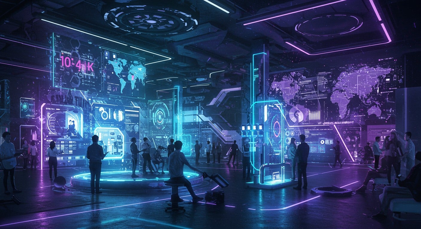 Professional developers participating in the 2026 Metaverse Development Contest in Pangyo Techno Valley