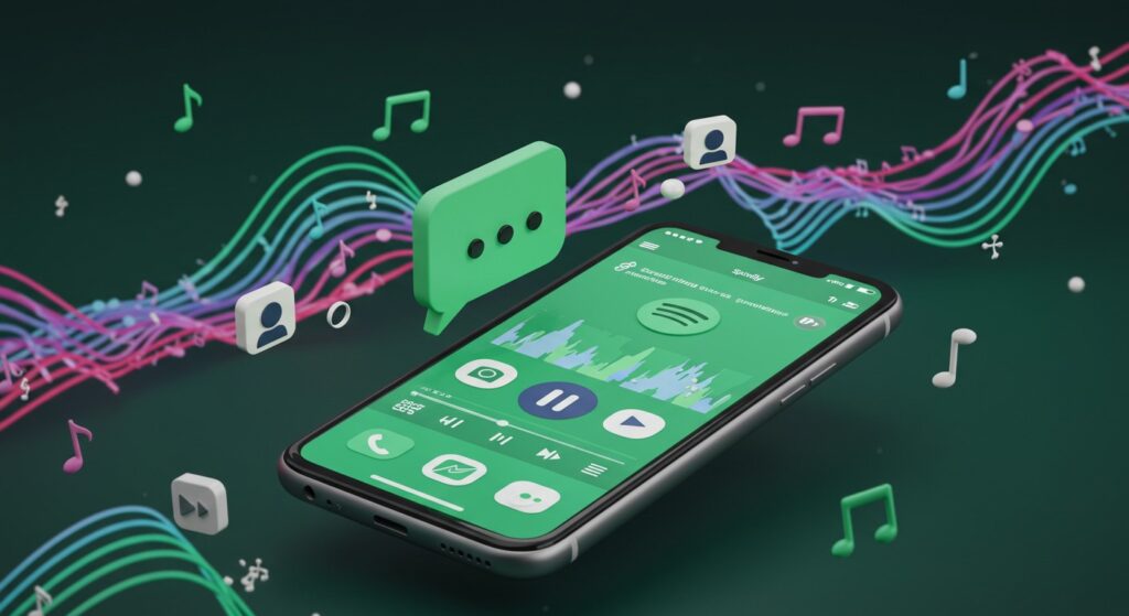 Spotify Devient Social : Nouvelle Fonction de Messagerie | Vision Startups - Innovation et Tech - VisionStartups.fr