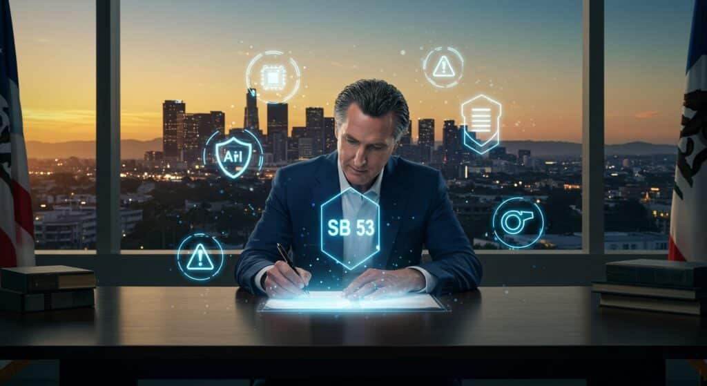 SB 53 : La Loi AI Safety de Californie | Vision Startups - Innovation et Tech - VisionStartups.fr