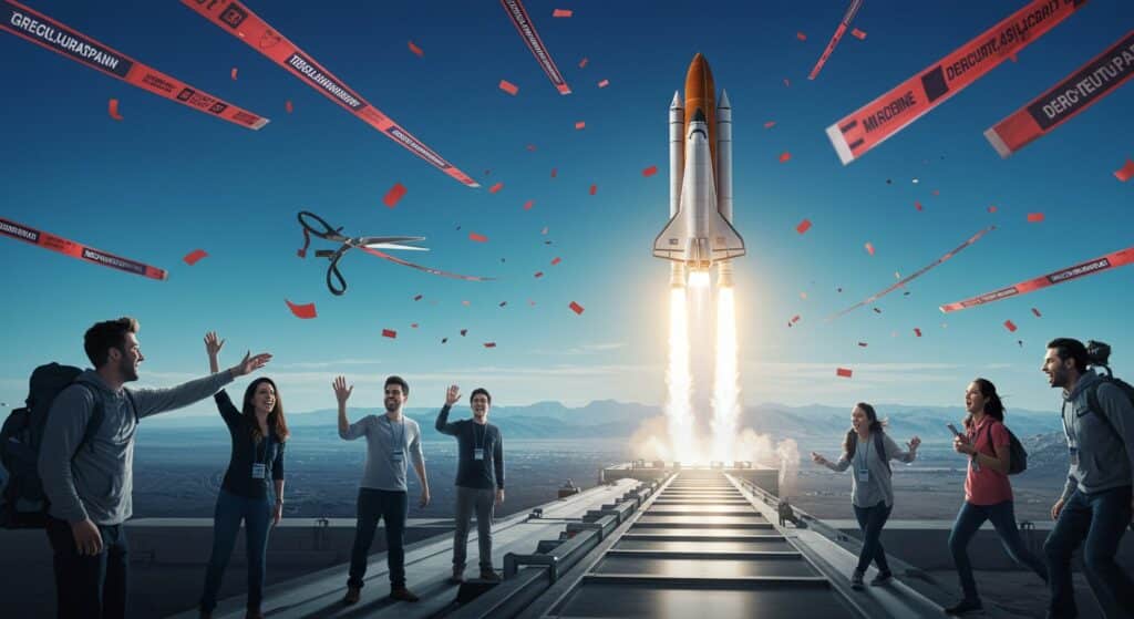 Trump Dérégule l’Espace : Startups Gagnantes | Vision Startups - Innovation et Tech - VisionStartups.fr
