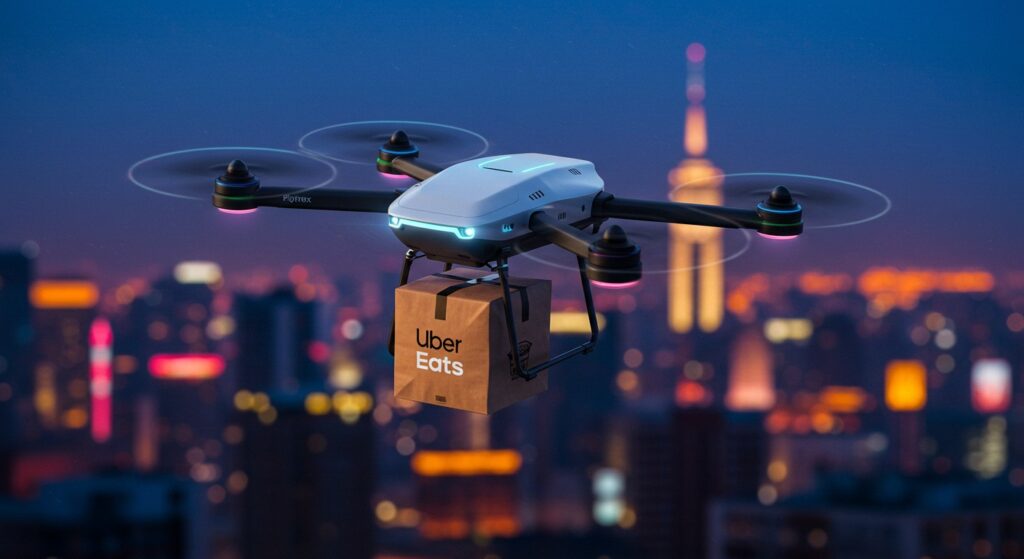 Uber Révolutionne La Livraison Par Drones | Vision Startups - Innovation et Tech - VisionStartups.fr