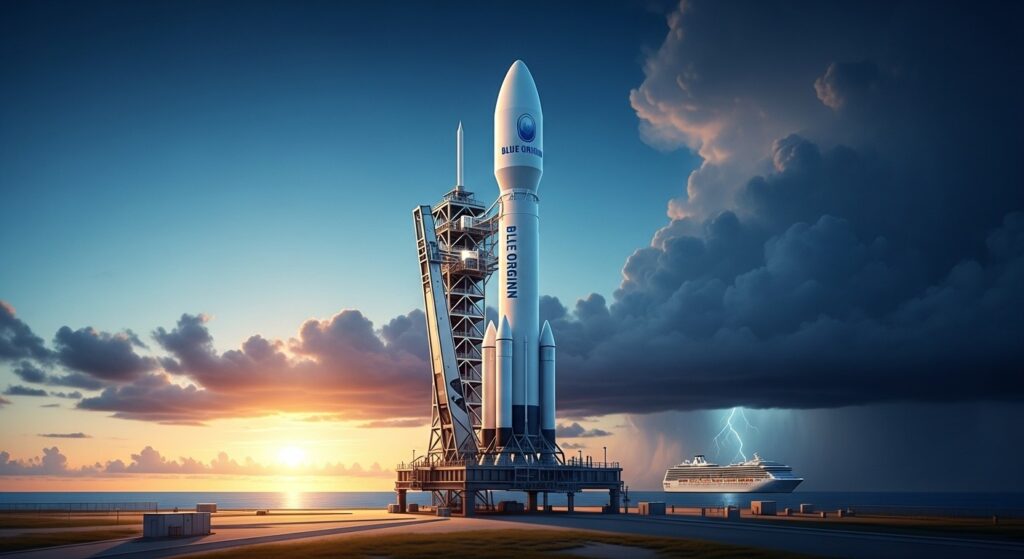 New Glenn Retardé: Blue Origin Relance le 12 | Vision Startups - Innovation et Tech - VisionStartups.fr