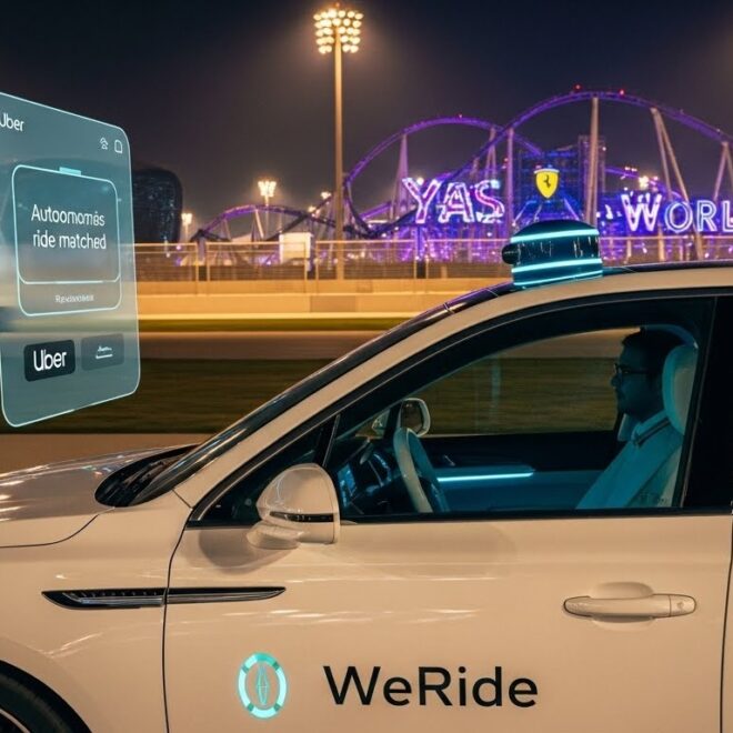 WeRide Lance les Premiers Robotaxis 100% Autonomes à Abu Dhabi