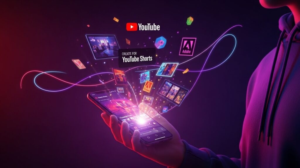 Adobe et YouTube Unis pour Booster les Shorts | Vision Startups - Innovation et Tech - VisionStartups.fr