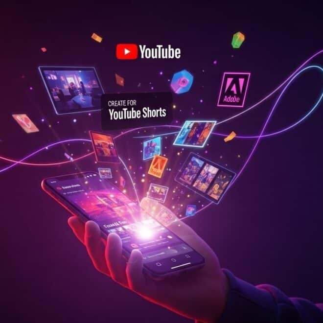 Adobe et YouTube Unis pour Booster les Shorts