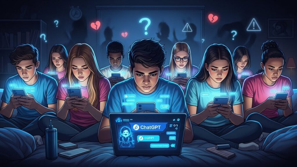 Ados et IA : Usage Quotidien et Risques Croissants | Vision Startups - Innovation et Tech - VisionStartups.fr