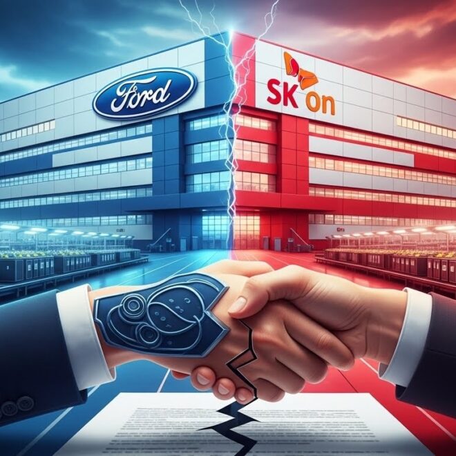 Ford et SK On Dissolvent Leur Joint-Venture Batterie