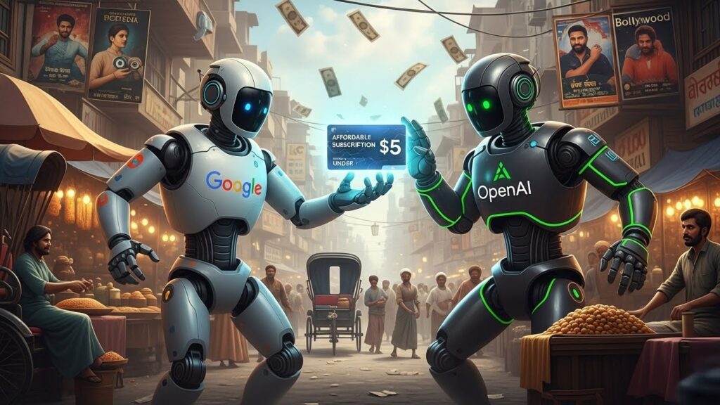 Google Lance un Abonnement AI à Moins de 5$ en Inde | Vision Startups - Innovation et Tech - VisionStartups.fr