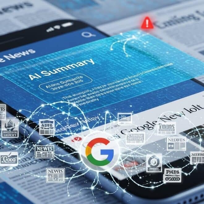 Google Teste Résumés IA sur Google News