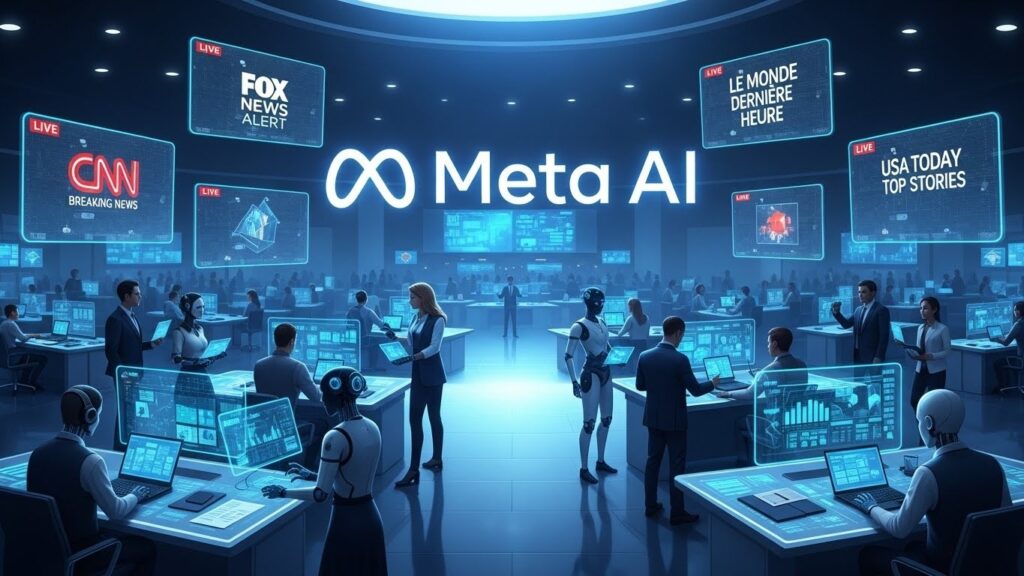 Meta Paie les Médias pour Booster son IA | Vision Startups - Innovation et Tech - VisionStartups.fr