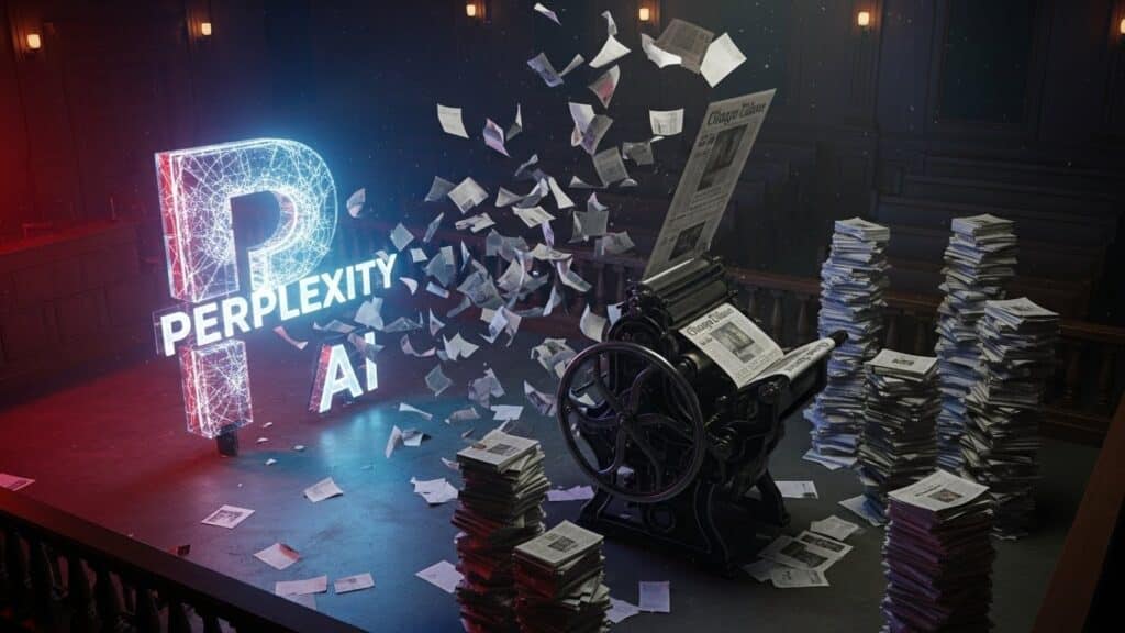 Perplexity AI Poursuivie par Chicago Tribune | Vision Startups - Innovation et Tech - VisionStartups.fr
