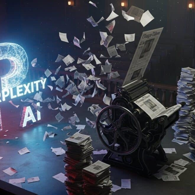 Perplexity AI Poursuivie par Chicago Tribune