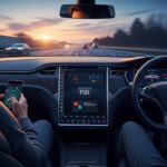 Tesla FSD : Textos au Volant Autorisé ?