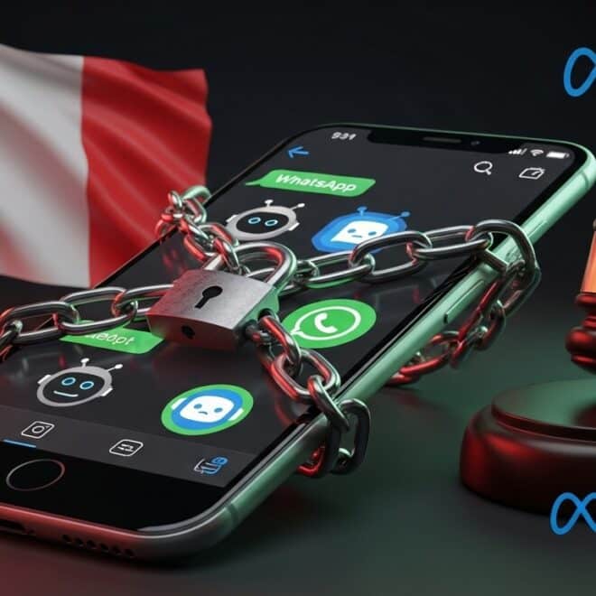 Meta et WhatsApp : L&rsquo;Italie bloque l&rsquo;interdiction des IA rivales