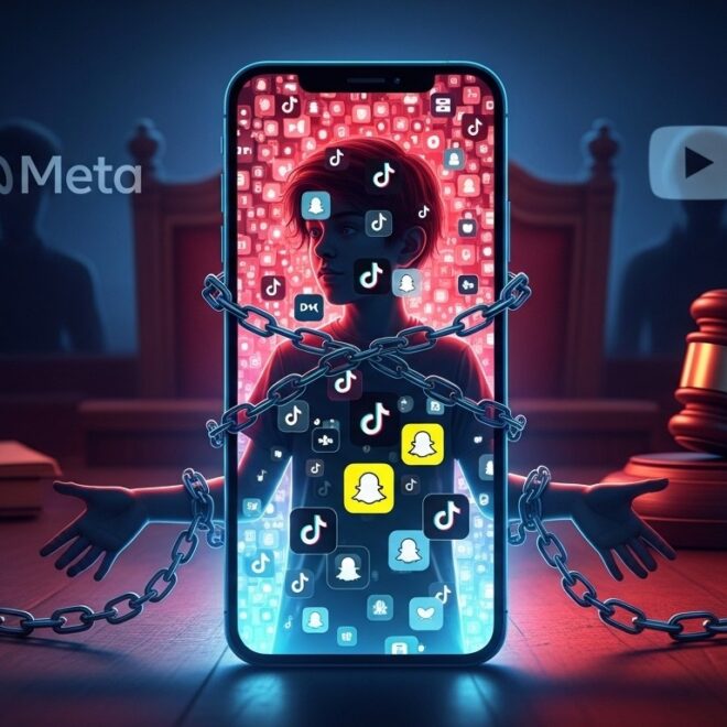 TikTok et Snap Règlent Procès Addiction Réseaux Sociaux