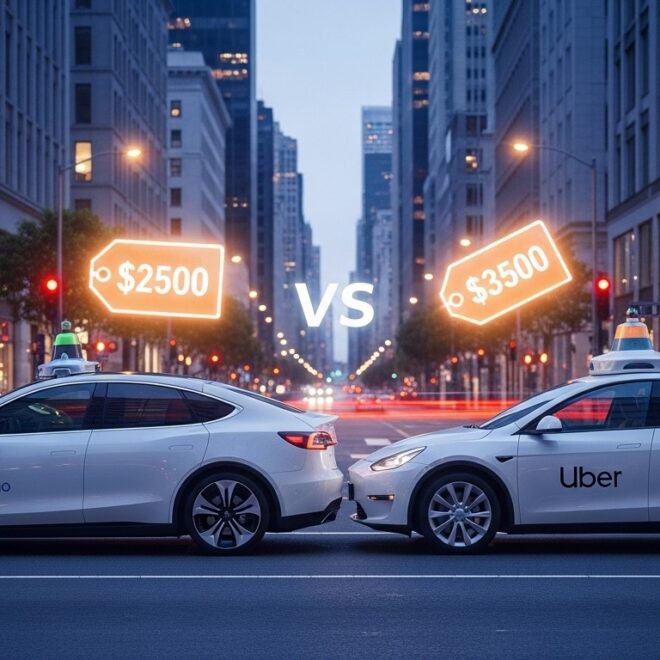 Waymo vs Uber : L’écart de prix se resserre