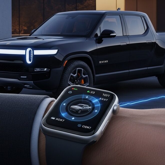 Rivian Lance le Contrôle Apple Watch