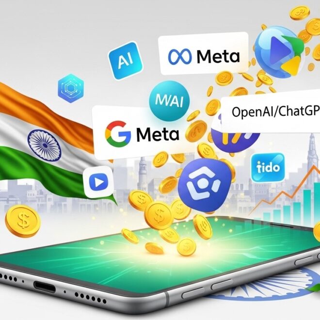 Le Marché des Apps en Inde Explose mais les Géants Mondiaux Captent les Gains