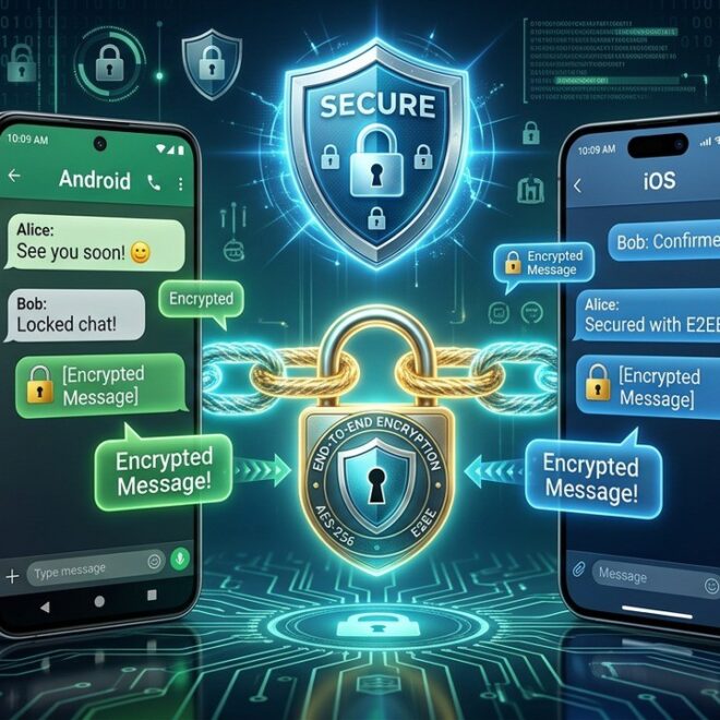 Enfin Android iPhone Messages Chiffrés Bout En Bout