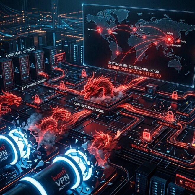 Failles VPN Ivanti : Hackers Chinois Visent Entreprises Mondiales